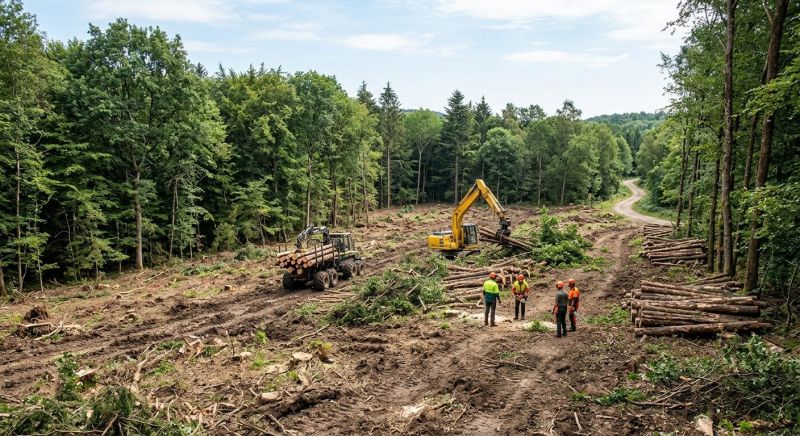 Slope Clearing in Cumming, GA